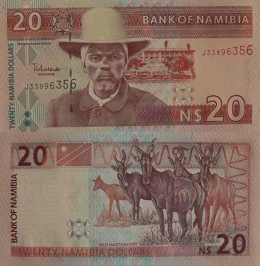 Namíbie 20 dollars P6  UNC