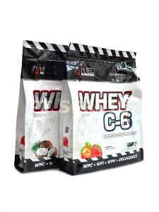 Whey C6 protein 2 x 2250g Hitec nutrition 