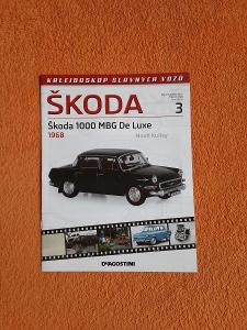 Škoda 1000 MBG De Luxe 1968 *** ČASOPIS číslo 3  ***  