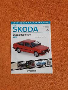 Škoda Rapid 130 1987 *** ČASOPIS číslo 4  ***  