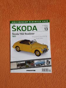 Škoda 1102 Roadster 1951 *** ČASOPIS číslo 13  ***  