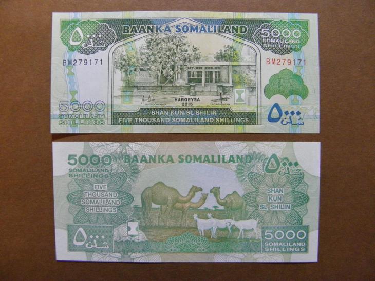5.000 Shilling 2015 Somaliland - P21c - UNC - /I307/