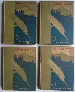 Karolína SVĚTLÁ 4 knihy, nakl. OTTA, 1903