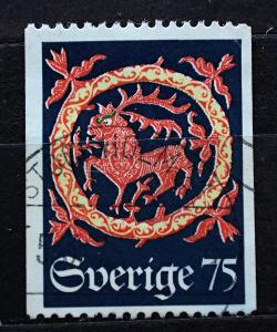 SVERIGE-Švédsko, 1974. Mozaika,Hälsingland, MiNr.875 / KT-435
