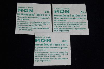 MON - Medzinárodná Lotéria 1979    (8a)