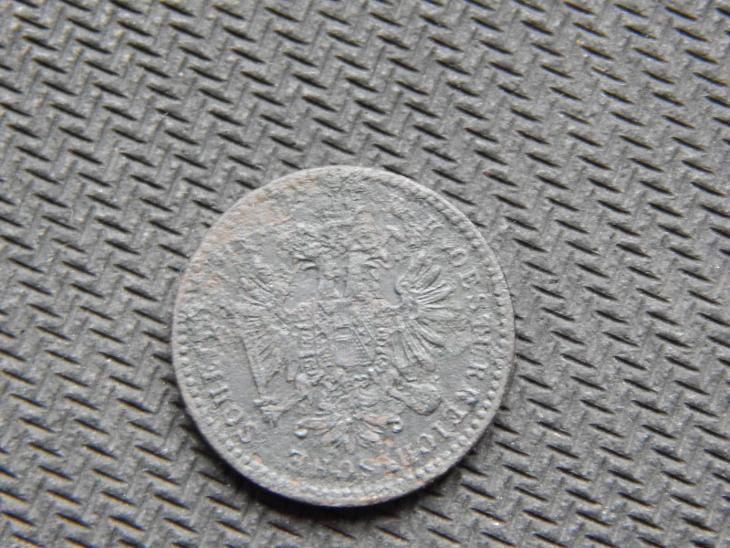2x mince / Rakousko Uhersko - 1 krejcar 1881 , 1858 B - oběh / vzácný - Numismatika