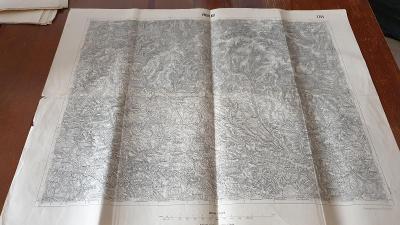 Vojenská mapa 1929-Vrchlabí-KRKONOŠE-Jilemnice-Špindlerův Mlýn-Sudety