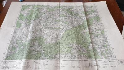 Vojenská mapa 1936-Beroun-Kytín-Dobříš-Hořovice-Zdice-Libčice