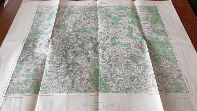 Vojenská mapa 1946-České Budějovice-(Ruské okupační pásmo)-N.Hrady