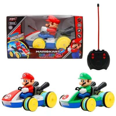 Super Mario / Luigi - autíčko s LED světly na dálkové ovládání