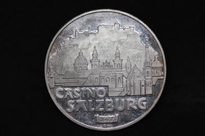 100 Schilling casino žeton 1977, casino Salzburg in 