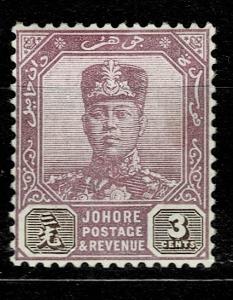 Malaya - JOHORE 1910 Mi 62* - Nr.163