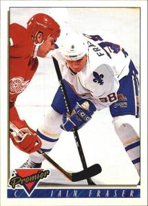 IAIN FRASER @ QUEBEC NORDIQUES @ Topps Premier Rookie