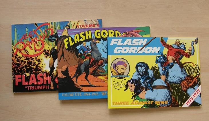 3x Flash Gordon / Alex Raymond * reprint starého slavného komiksu - Knihy a časopisy