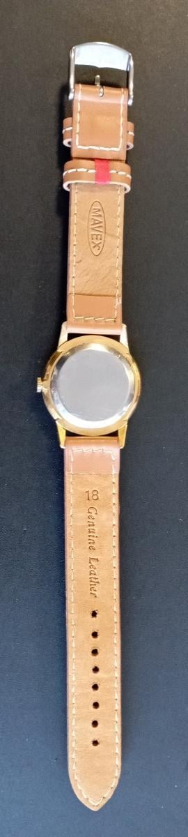 Ruské pozlacené hodinky - Raketa 16 Jewels.