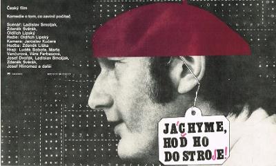 JÁCHYME, HOĎ HO DO STROJE! - film. plakát A4
