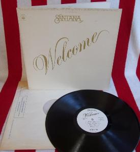 💥 LP: SANTANA - WELCOME, deska jako nová NM+ Holland pressing 1973