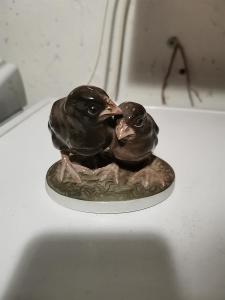 Starozitna porcelánová figurka Rosenthal - dva vrabcaci r.1917