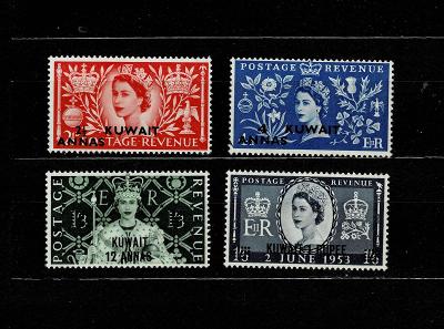 korunovace královny Elizabeth II.1953 - Mi 104/7* - Nr.167 Kuwait