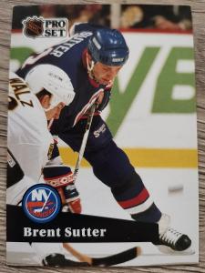 Karta Pro Set 91-92 č 154 Brent Sutter