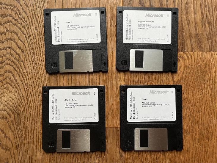 MS-DOS 6.22 - originální balení - Počítače a hry