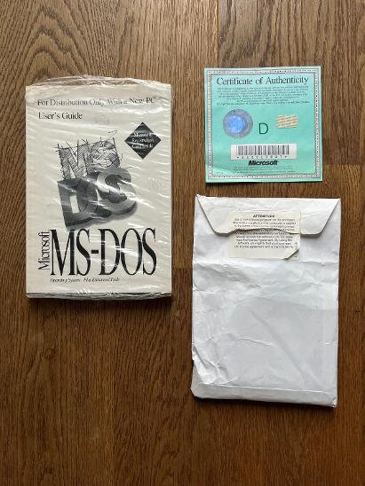 MS-DOS 6.22 - originální balení - Počítače a hry