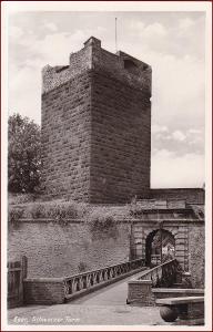 Cheb (Eger) * Černá věž, brána, hradby, opevnění * M1216