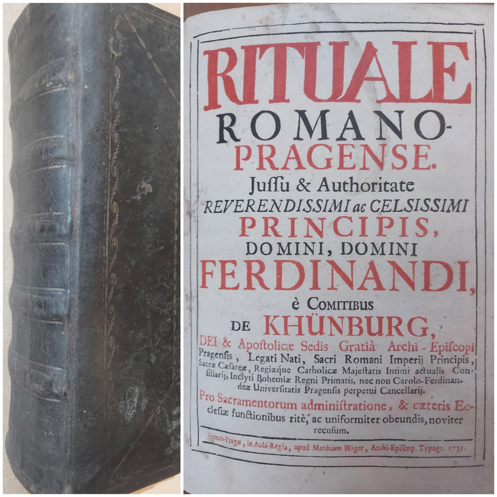 Rituale Romano-Pragense 1731 - Antikvariát