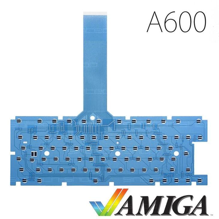 Amiga 600 membrána klávesnice - modrá - Historické počítače