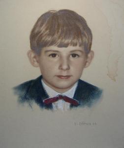 Portrét chlapce, dat. 1966 