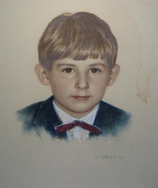 Portrét chlapce, dat. 1966  - Výtvarné umění