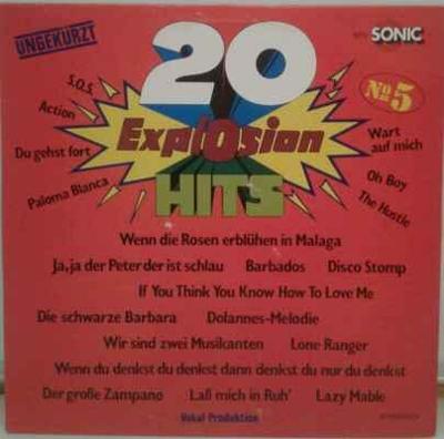 LP The Hiltonaires, Orchester Udo Reichel - 20 Explosion Hits No.5 EX