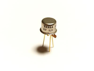 KF520 TESLA - N-MOS tranzistor křemíkový, unipolární - NOS
