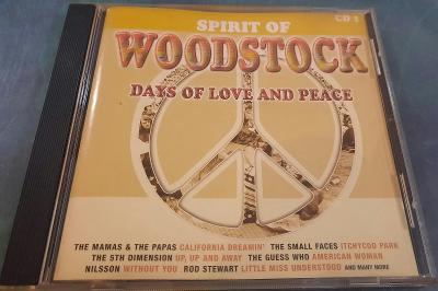 CD Spirit of WOODSTOCK- Days of love and peace. CD1. BMG.