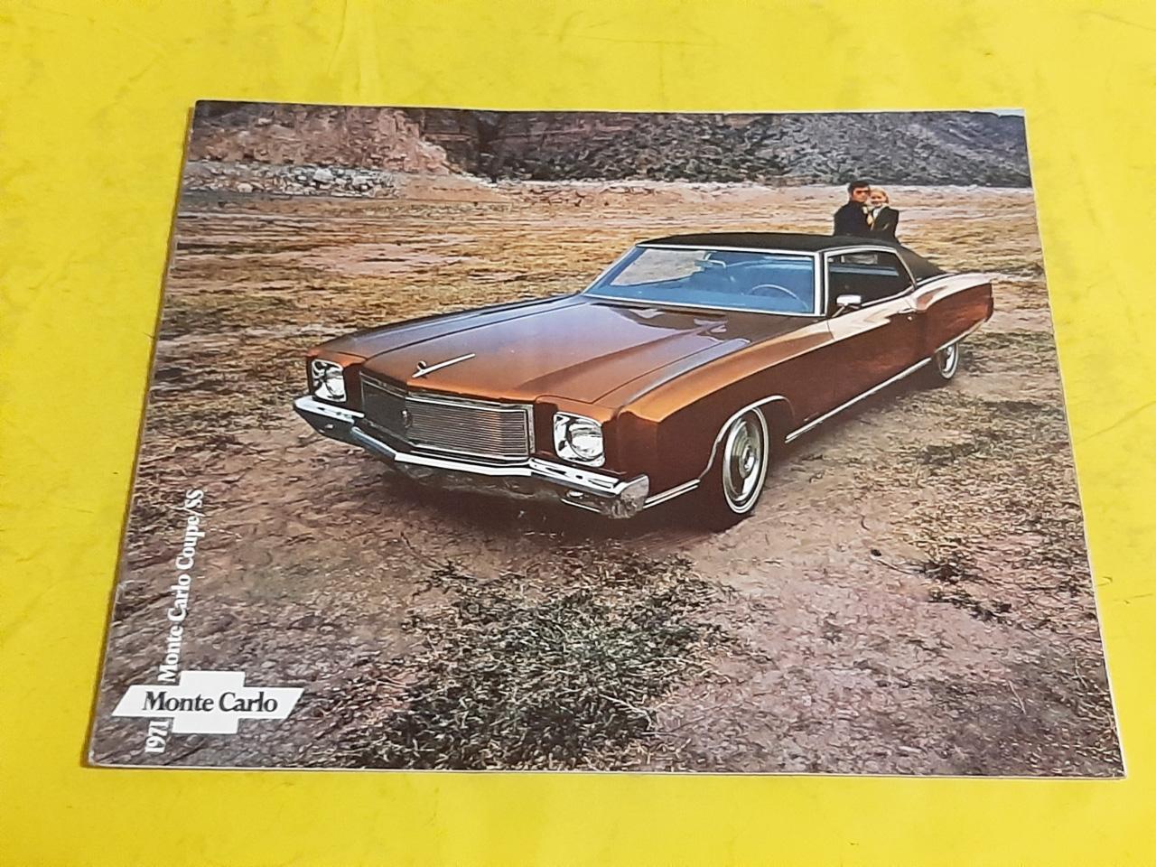 --- Chevrolet Monte Carlo (1971) --------------------------------- USA - Motoristická literatura