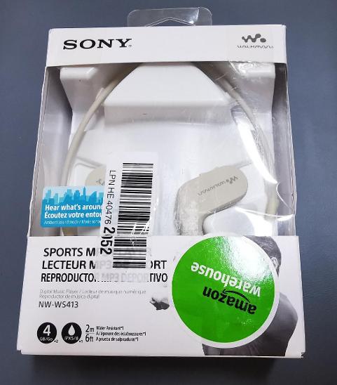 Sportovní přehrávač Sony NW-WS413 4GB, bezová. | Aukro