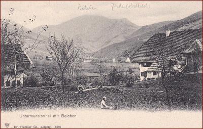 Untermünstertal (Schwarzwald) * Belchen, domy, hory * Německo * Z2015