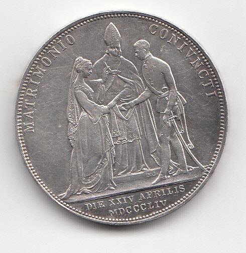 Fr.J.I.,2 zlatník 1854 A jubil. , "R"  vzácny roč, super stav TOP - Rakousko-Uhersko numismatika