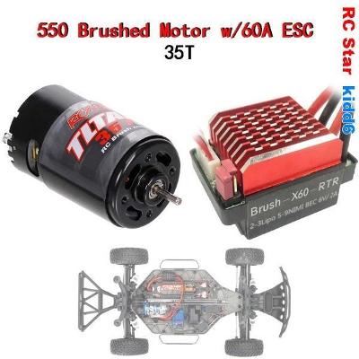 Combo CRAWLER RED Motor 550/35T + ESC X60  60/360A YSIDO
