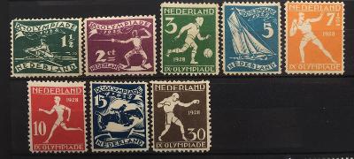 Nizozemí 1928 Mi.205-212**