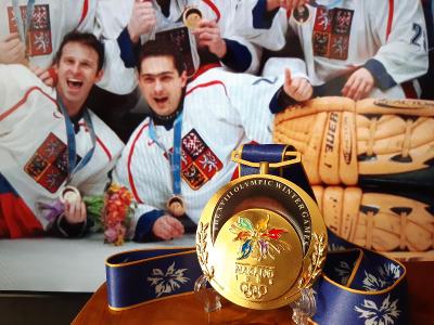 Zlatá olympijská medaile Nagano 1998