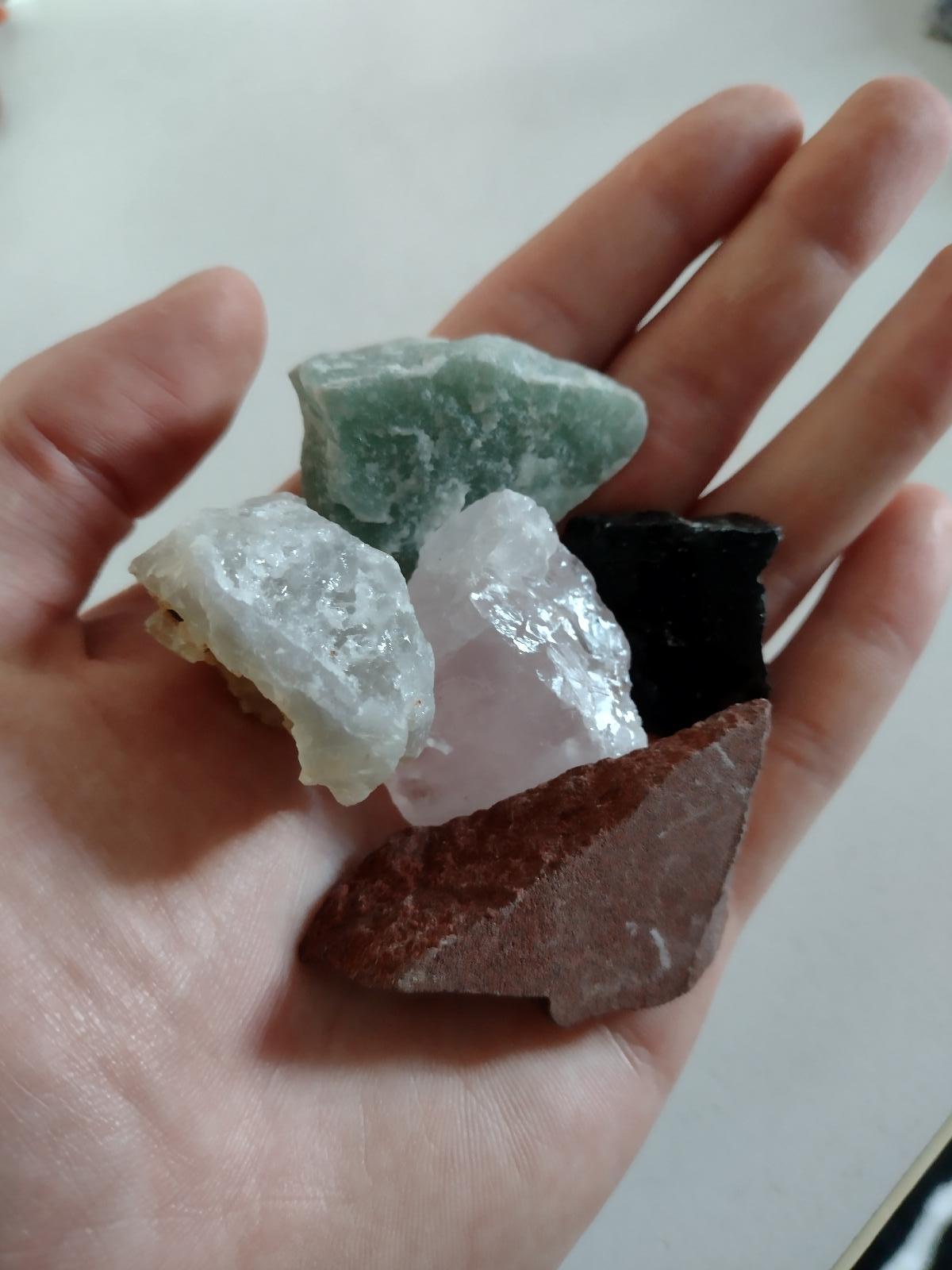 Mix 5 neopracovaných kamenů za 25 Kč! - velikost XL - Minerály a zkameněliny