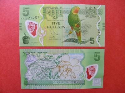 5 Dollars ND(2013) Fiji - P115 - UNC - /J27/