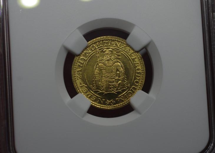 !!ZLATÝ SVATOVÁCLAVSKÝ DUKÁT 1935, CERTIFIKACE NGC MS65 TOP KVALITA!! - Zlaté mince a dukáty - numismatika