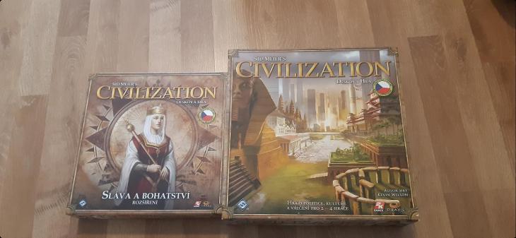 Desková hra Civilization v ČJ včetně rozšíření Sláva a bohatství - undefined