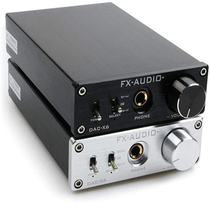 FX Audio digitální HI-FI zesilovač DAC-X6 - stříbrný - TV, audio, video