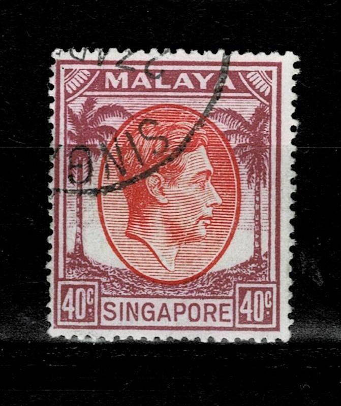 Malaya SINGAPORE 1948 Mi 16A - Nr.170 - Filatelie