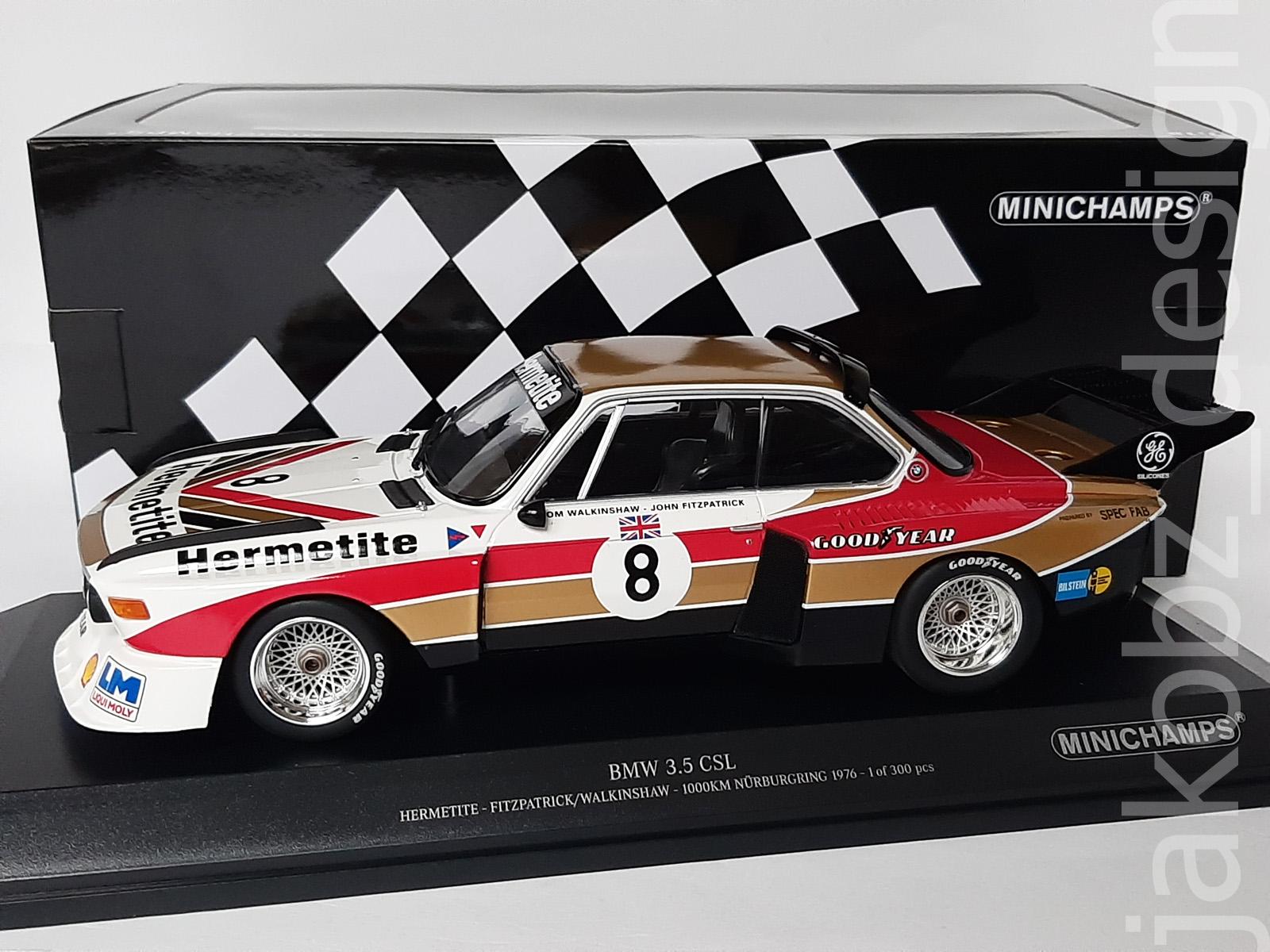 ---- BMW 3.5 CSL #8 (1976) - 1:18 - Minichamps