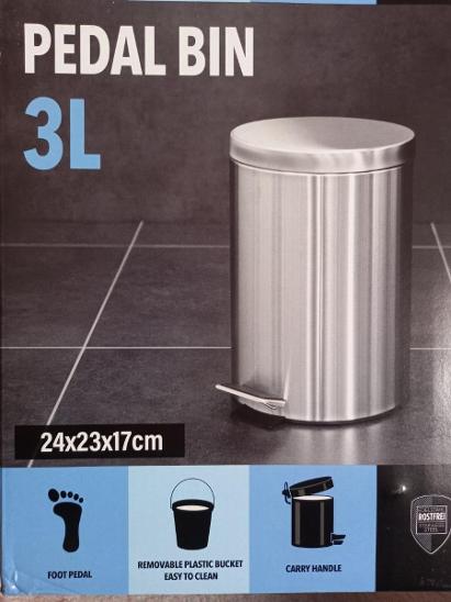 Pedálový odpadkový koš 3L - Vybavení do kuchyně