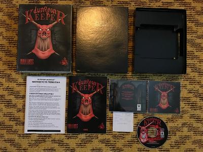 Dungeon Keeper BIG BOX CZ manuál (1997 Bullfrog)